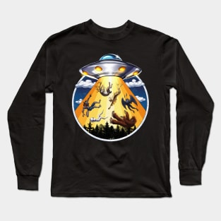 Cryptids Alien Abduction Long Sleeve T-Shirt